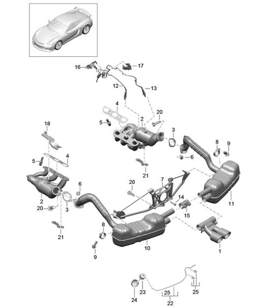 Diagram 202-000 Porsche Taycan (9J1) MK2 2024>> 
