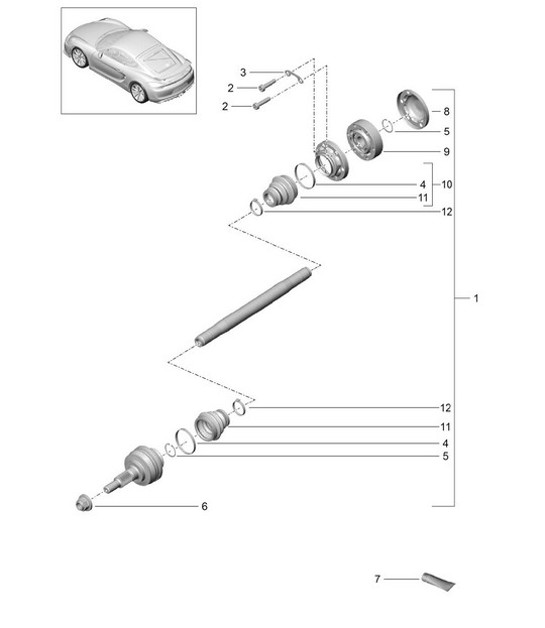 Diagram 501-005 Porsche Taycan 2020>> 