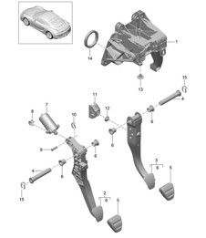 踏板 981C Cayman GT4 2016