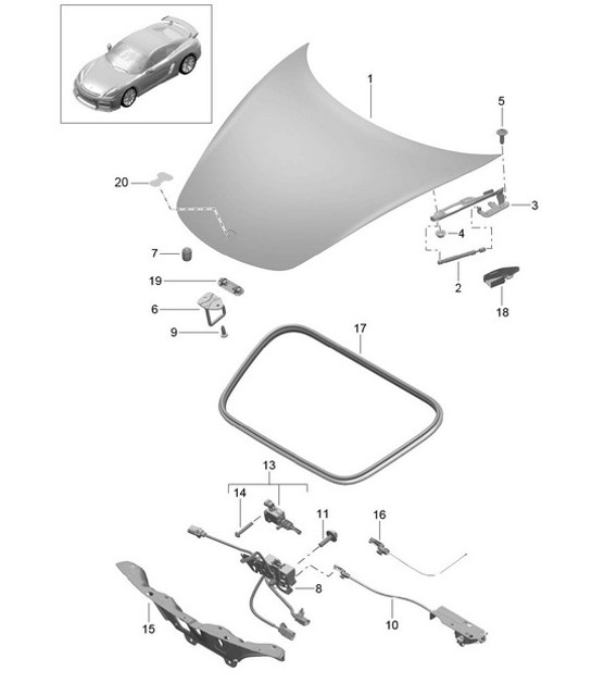 Diagram 803-000 Porsche Taycan 2020>> 