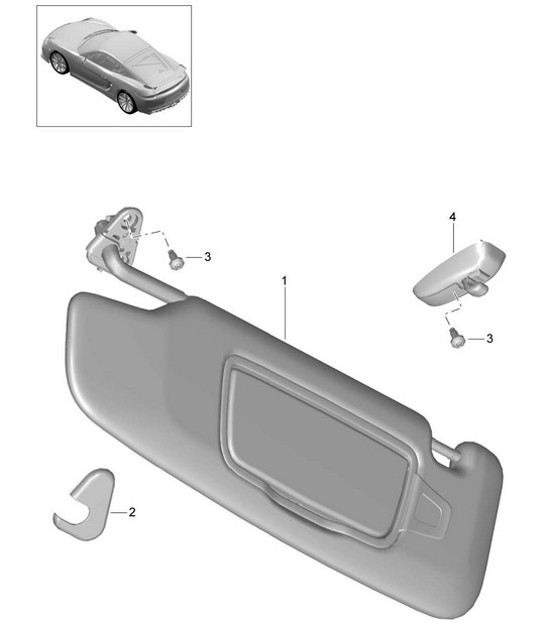 Diagram 807-069 Porsche 964 (911) C4 1989-93 Carrocería