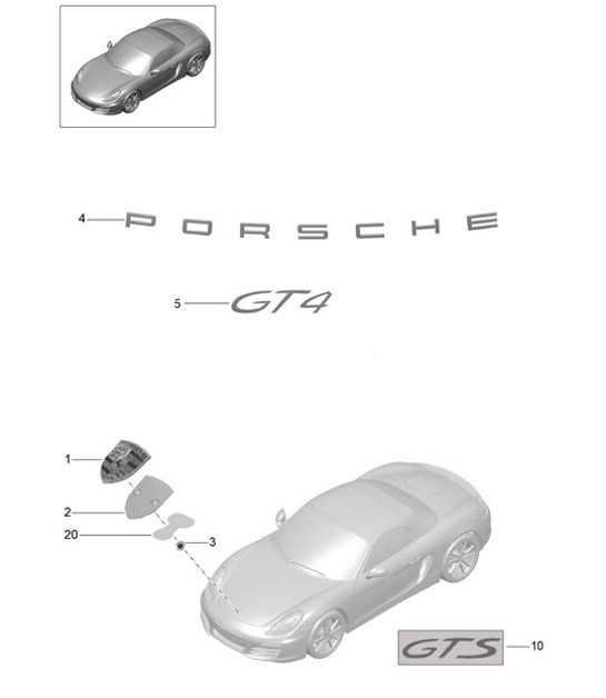 Diagram 810-000 Porsche Macan (95B) MK3 2022>> 