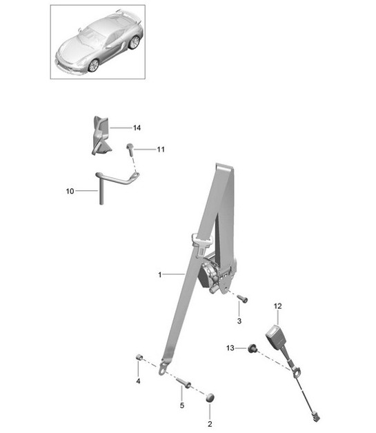 Diagram 812-000 Porsche Macan S benzina 2.9L V6 380Bhp 
