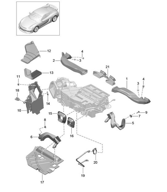 Diagram 813-005 Porsche Cayenne Turbo S 4.5L 2006>> Carrozzeria