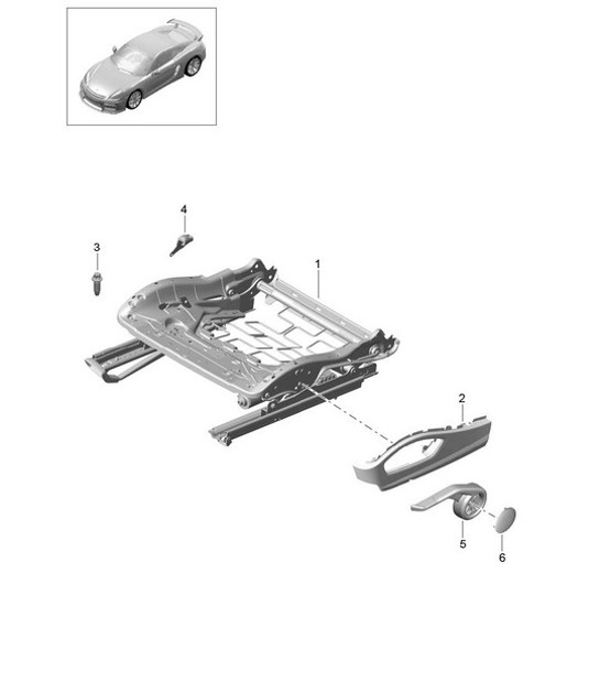 Diagram 817-023 Porsche Cayenne Turbo 4.5L 2003>> Carrozzeria