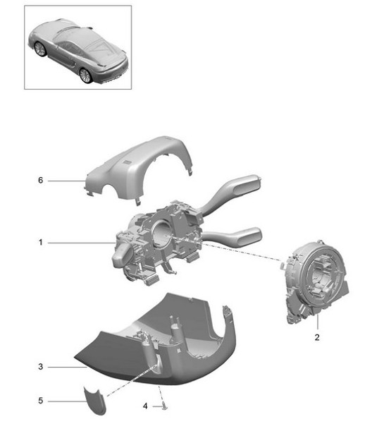 Diagram 903-010 Porsche 992 Carrera 2 GTS 3.6L Cabriolet 