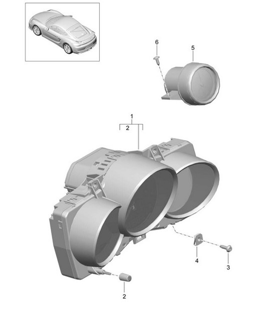Diagram 906-000 Porsche Cayenne S/GTS 4.8L 2007>> Electrical equipment
