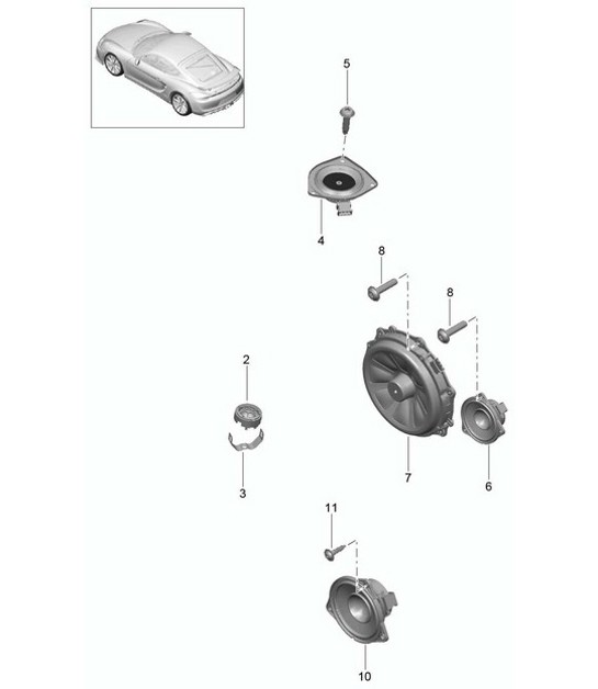 Diagram 911-005 Porsche Taycan (9J1) MK2 2024>> 