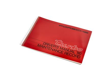Instruction Manual, English. Porsche 911 Turbo (930) 3.3L 1980 - WKD468820