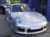 Porsche 997 Carrera S with GT2 Front Bumper 
