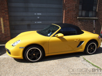 Porsche Boxster S 987 with 18' Style 50B Matt Black alloy wheels 
