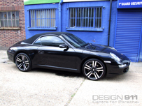 Porsche 997 Carrera with 19' Style 1054 Matt Black alloy wheels 