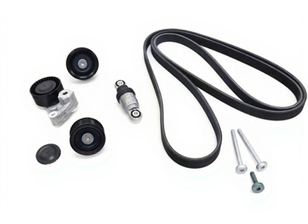 Kit rullo tenditore e cinghie per cinghia di trasmissione. Porsche Cayenne / Panamera - 94810240323, 94810240322, 94810240321, 94810240300, 94810240375, 7PP903137, 95814527601, 94810211821, 94810226121, 95510225100, 94810211910, 7PP145276, 95510211910, 94810211820, 94810211800