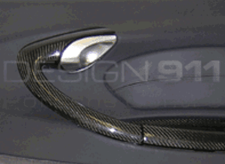 Maniglia per porta in lega. Porsche 986 Boxster / 996 - 99655542503V01, 99655542603V01