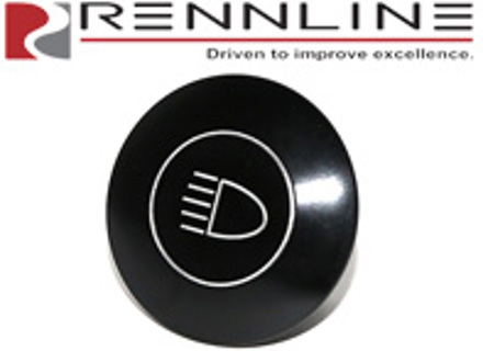Rennline Billet Dash Knobs - Headlights. Porsche 911 74-89 / 912 / 914 - DA82