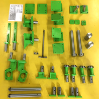 Set di staffe di fissaggio JIG. Porsche 911/911 turbo Set di staffe di fissaggio JIG. Porsche 911/911 turbo