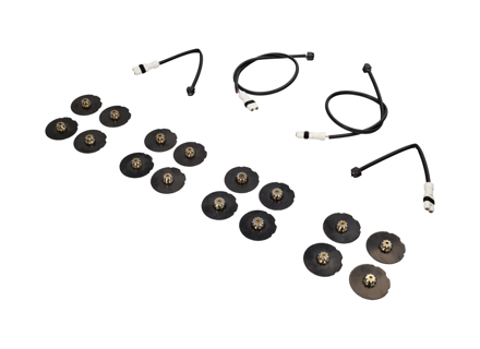 Remkabelsensoren en shims-pakket Porsche 928 S4 1987 voor en achter - 92861231302, 92861231304, 92861231502, 92861231504, 92835109619, 92835109618, 92835209611, 92835209610