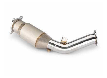 Exhaust downpipe, Decatted. Porsche 95B.1 Macan 2.0T 2014-18 - 8K0254253D, 8K0254253X, 8K0254253K, 8K0254253AX - 186661