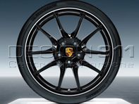 20' 991 C4 / C4S Carrera S Schwarz Alufelgen & Reifen Original Porsche
