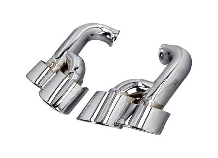 DesignTek Uitlaatpijpen Quad Tube Design voor Porsche 957 Cayenne - 3606405701, 95511125150, 95511125171, 95511125250, 95511125271