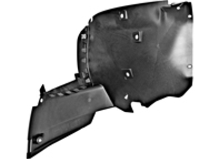 Front wheel housing liner, left. Porsche 996 Carrera - 99650412403, 99650412303