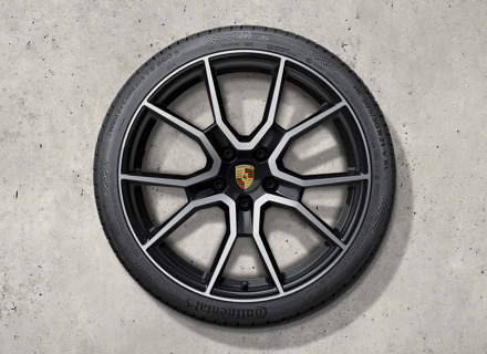 21-inch RS Spyder design winter wheel-and-tyre set, painted in black (satin-gloss). Porsche Taycan (MK2) 2024>> - 9J1073603MM - 9J1073603MM