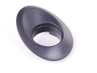 Rosetta per blocchetto avviamento accensione nero grigio LHD. Porsche 986 Boxster 1997 - 99655223502B12, 99655223504B12