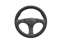 Sportstuur zonder airbag Zwart met Rode Stiksels. Porsche 944 82-91 - 968347084158YR