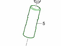 Rear shock absorber protector sleeve. Porsche Panamera 970 2010-16 - 97033310701 Rear shock absorber protector sleeve. Porsche Panamera 970 2010-16 - 97033310701