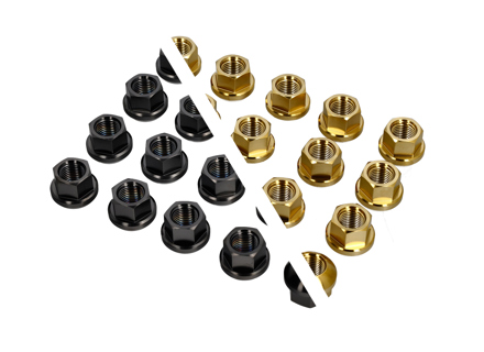 Titanium wheel nuts. Porsche 924/ 944/ 968/ 928/ 911/ 964/ 993 - 99918200336