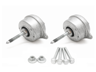 Engine mount kit, SET OF 2. Porsche 997.1 Turbo  Cabrio - 99737504907, 99737504905, 99737504903