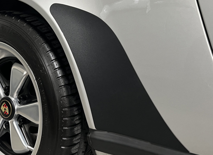 MagnaFin WrapFin 'Shark fin' style stone guards, Deep Black. Porsche 911 G-Series Narrow Body 1974-89 - 91155932100, 91155932200 - WF911G DB