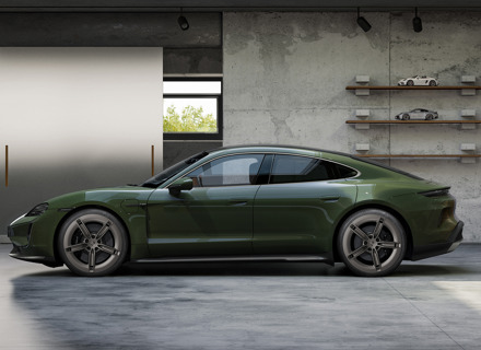 21-inch Mission E design winter wheel-and-tyre set, painted in Turbonite. Porsche Taycan Turbo (MK2) 2024>> - 9J1073603KC - 9J1073603KC