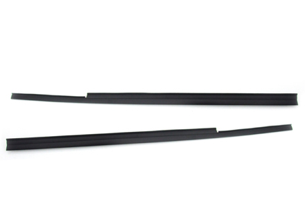 Outer door trim, Black. Porsche 911 / 964 Cabrio / Targa - 9115310415070K, 9115310425070K - TMP-9378B