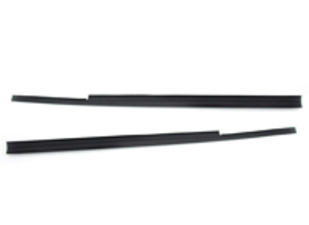 Outer door trim, Black. Porsche 911 / 964 Cabrio / Targa - 9115310415070K, 9115310425070K, 9378B - TMP-9378B