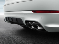 Sports exhaust tail pipes, in Silver. Porsche 9YA Cayenne - 9Y0044222C, 9Y0044222B Sports exhaust tail pipes, in Silver. Porsche 9YA Cayenne - 9Y0044222C, 9Y0044222B