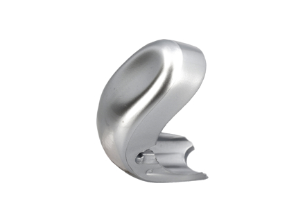 Top push down button for Tiptronic gearstick knob, in Arctic Silver. Porsche 986 Boxster 2002 / 996 - 00004320457