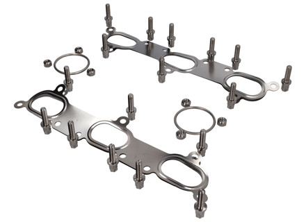 Exhaust manifold gasket, nut and bolt kit. Porsche 996TT