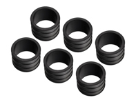 Rubberen hulzen voor luchtinlaat, set van 6. Porsche 911 SC 1978-83 - 92811015801, 92811015800