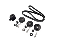 Pully and drive belt kit for Manual Porsche 996 Turbo / 996 GT2 / 996 GT3 / 997 Turbo / 997 GT3 - 99611501672, 99611501576, 	99611522172, 99919237950