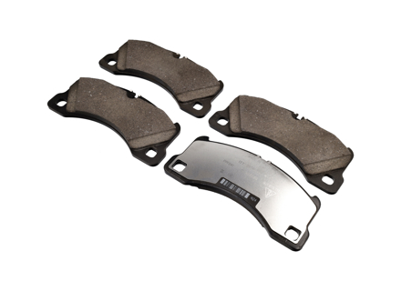 Brake Pads Front. Porsche Taycan Brake Discs 18' 460mm, Brake Caliper In RED - 9J1698151