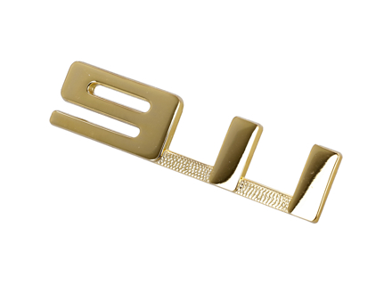 911 后部金色徽章。保时捷 911 1965-68 - 90155930522, 90155930523