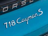 '718 Cayman S' Rear Badge for Porsche 718 (982) Cayman - 98204480082G2X '718 Cayman S' Rear Badge for Porsche 718 (982) Cayman - 98204480082G2X