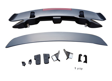 Sport Design Rear spoiler with top wing 992 Turbo-Look for Porsche 992 Cabrio - 992827952D, 992827954BOK1, 992827847BG2X, 992827952G2X, 992827954OK1, 992044851, 992044851A, 992044853, 992044853A, 992827940FG2X