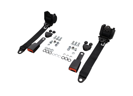 SEAT BELTS - FRONT Automatic / Inertia VERTICAL B PILLER SEAT MOUNT BUCKLES PAIR - 92880312610, 9288031261070B, 92880312609, 92880318305, 9288031830970B, 9288031830870B