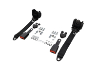 SEAT BELTS - FRONT Automatic / Inertia VERTICAL B PILLER SEAT MOUNT BUCKLES PAIR - 92880312610, 9288031261070B, 92880312609, 92880318305, 9288031830970B, 9288031830870B