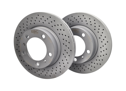 EBC Standard Brake Discs Drilled Front. Porsche Boxster / Cayman    D1667D - 98735140101, 98735140201 - D1667D