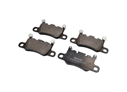Brake pads, Rear. Porsche 991 turbo / 991 GT3 / 992 GT3 / 992  GTS / 718 Spyder / GT4 - 99135294701, 99135294702, 9Y0698451D, 971698451E, 99135294980, 971698451B, 971698451J, 971698451P, 98135294880, 98135294882, 99135294601, 9GT698451G, 9GT698451P, 9GT698451R, 99135294603, 99135294882, 99135294883 - wva25512, P65038, 22512