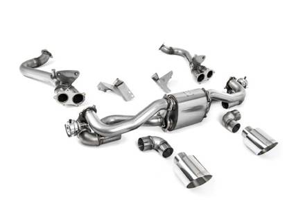 Milltek Sports Exhaust System With GPF/OPF Bypass, Polished GT-115 Tailpipes. Porsche 718 Boxster / Cayman 2020>> - 982251053E, 982251053K, 982251053F, 982251053H, 982251053D, 982251053G, 982254351B, 982254351L, 982254351AA, 982254351P, 982254351R, 982254350B, 982254350L, 982254350AA, 982254350P, 982254350R - SSXPO184