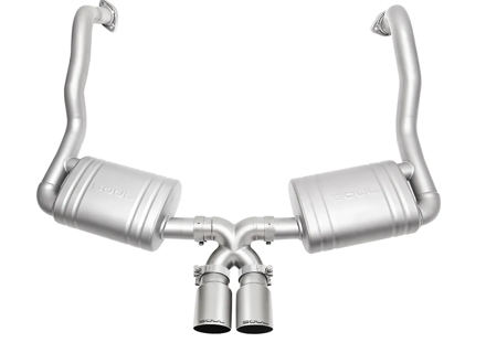 SOUL Performance-uitlaatsysteem. Porsche 981 Boxster / 981C Cayman (2013-2016) - 98111122101, 98111122102, 98111123100, 98111123101, 98111132100, 98111132101, 98111142100, 98111142101, 98111143101, 98111122202, 98111123200, 98111123201, 98111132200, 98111132201, 98111142200, 98111142201 - POR.981.ESX